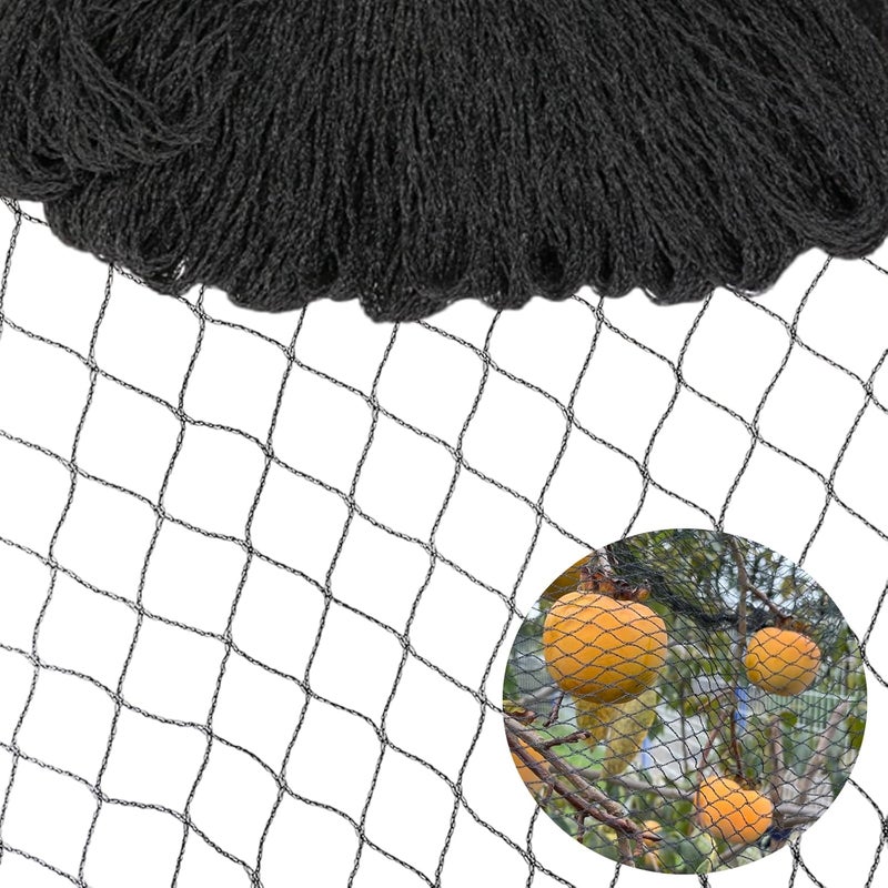 POYEE 25 x 50 FT Bird Netting for Garden Woven Mesh Garden Netting for Plants, Vegetable, Fruit Trees, Blueberry Bushes, Strawberries Against Birds, Deer, Squirrels and Other Animals - Image 1